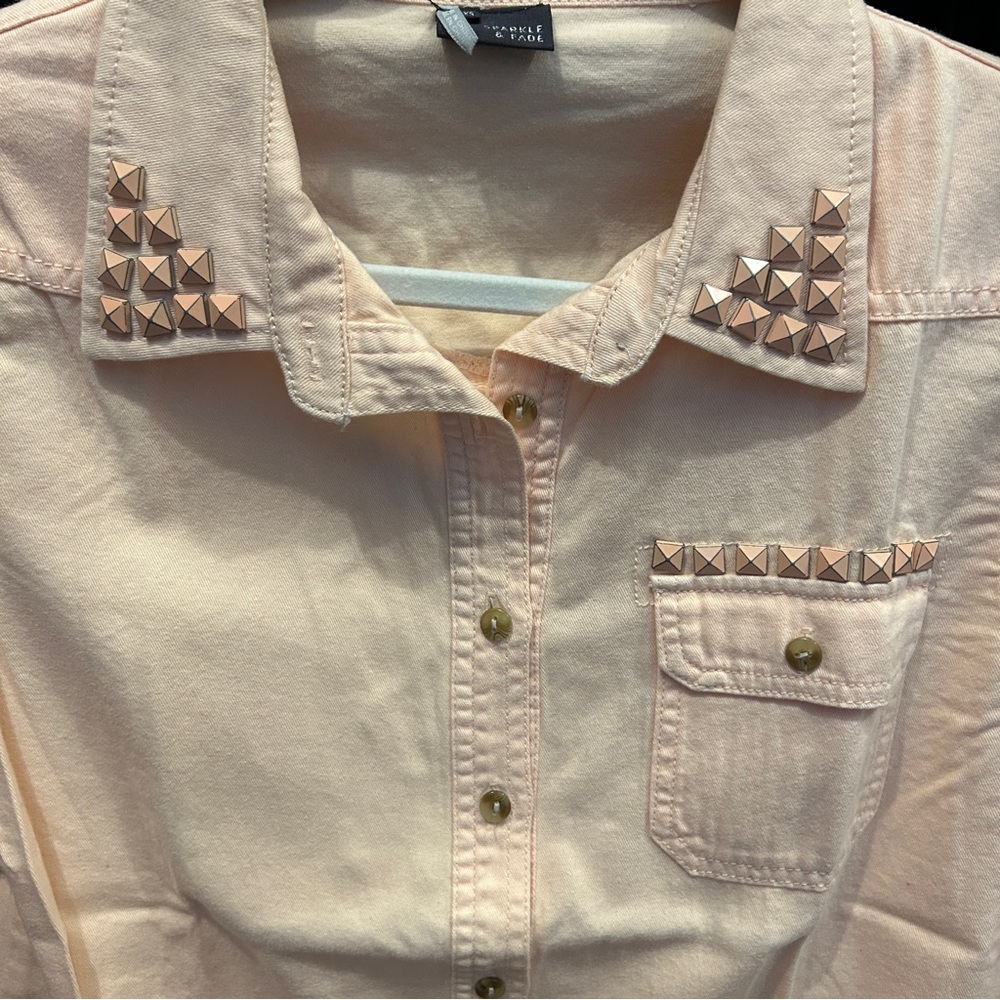 Sparkle & Fade Button Up - image 2
